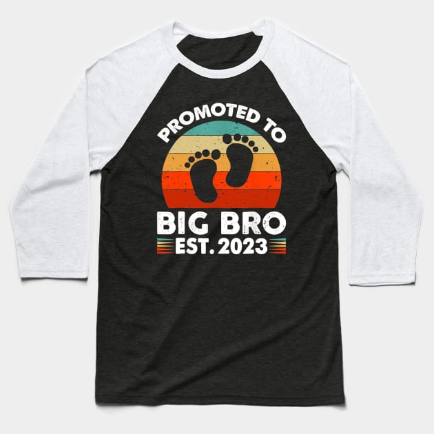 Promoted To Big Bro Baseball T-Shirt by tabbythesing960